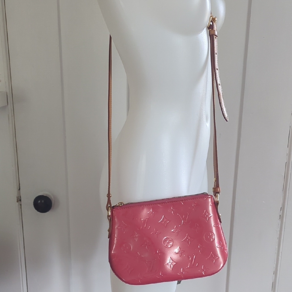 Louis Vuitton Pink Glossy Crossbody Bag